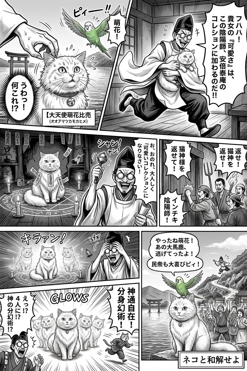 連れ去り事件から分身幻術までを描いた読者漫画